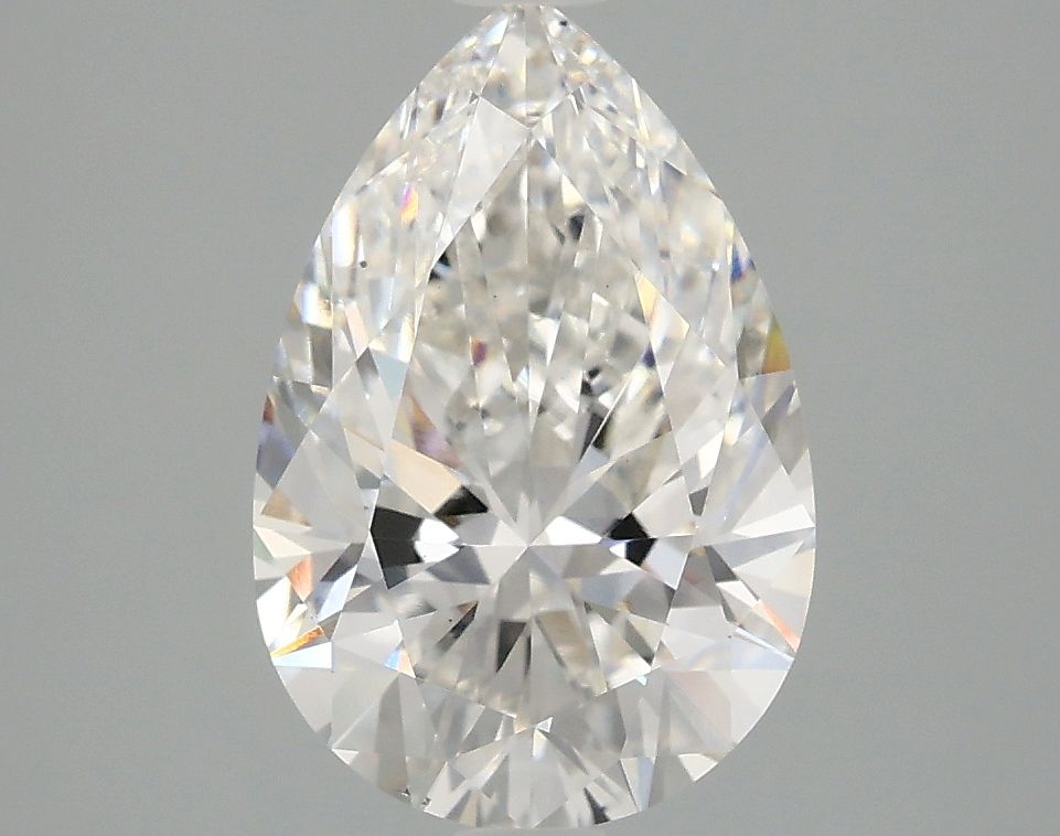 Lab-Grown Pear Diamond - 2.54 Carats, F Color, VS2 Clarity - Certified by IGI - Report Number: LG681551650