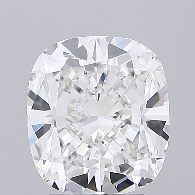 Lab-Grown Cushion Diamond - 2.95 Carats, F Color, VS1 Clarity - Certified by IGI - Report Number: LG671438165