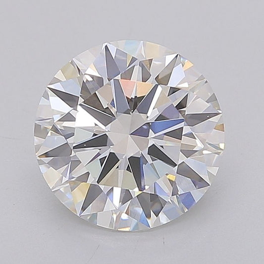 Lab-Grown Round Diamond - 3.0 Carats, F Color, VVS2 Clarity - Certified by IGI - Report Number: LG685522037