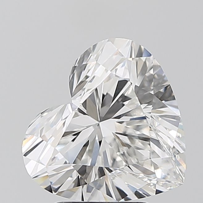Lab-Grown Heart Diamond - 3.01 Carats, F Color, VVS2 Clarity - Certified by IGI - Report Number: LG680588470
