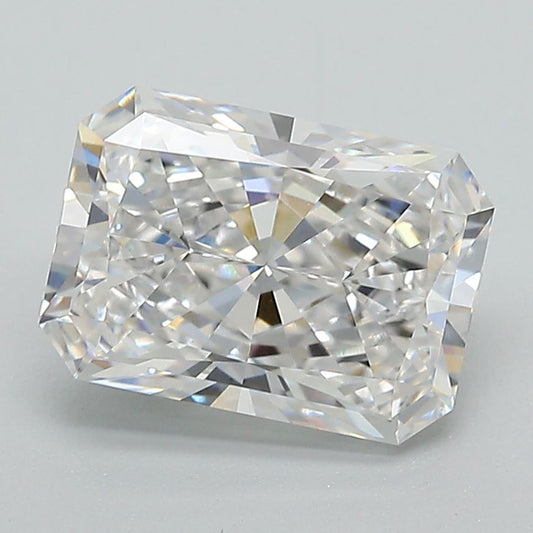 Lab-Grown Radiant Diamond - 2.57 Carats, E Color, VVS2 Clarity - Certified by IGI - Report Number: LG668429983