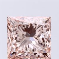 Lab-Grown Princess Diamond - 3.01 Carats, Fancy Intense Pink Color, VS1 Clarity - Certified by IGI - Report Number: LG524252707