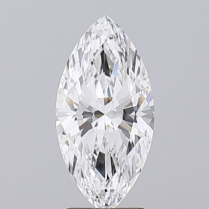 Lab-Grown Marquise Diamond - 2.5 Carats, D Color, VVS2 Clarity - Certified by GIA - Report Number: 2526420057