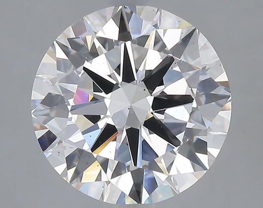 Lab-Grown Round Diamond - 3.55 Carats, F Color, VS2 Clarity - Certified by IGI - Report Number: LG651442910