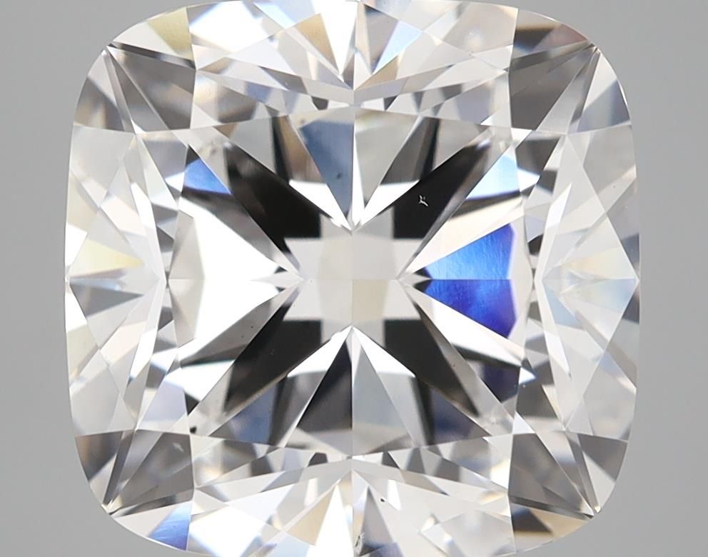 Lab-Grown Cushion Diamond - 7.43 Carats, F Color, VS2 Clarity - Certified by IGI - Report Number: LG596344476
