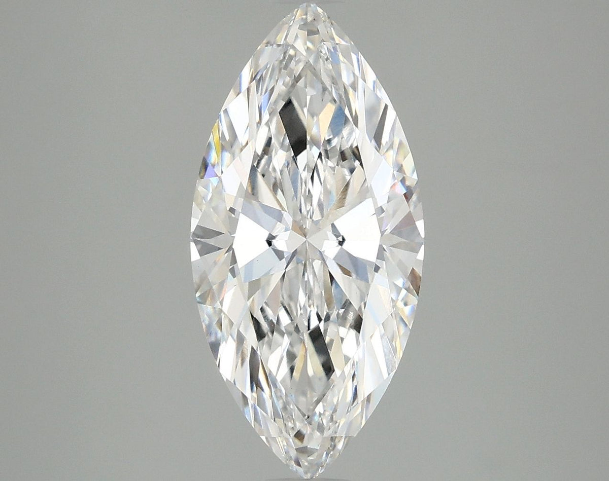 Lab-Grown Marquise Diamond - 2.51 Carats, E Color, VVS2 Clarity - Certified by IGI - Report Number: LG670401823