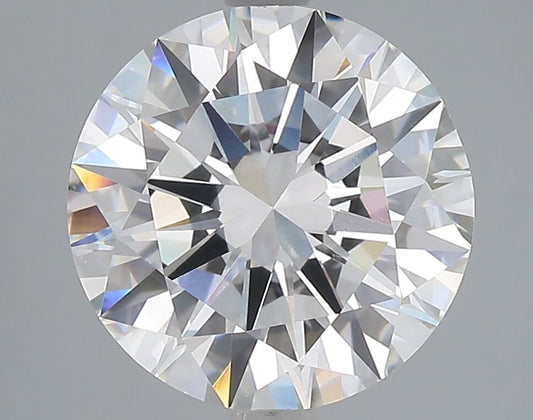 Lab-Grown Round Diamond - 4.0 Carats, E Color, VVS2 Clarity - Certified by IGI - Report Number: LG687532144