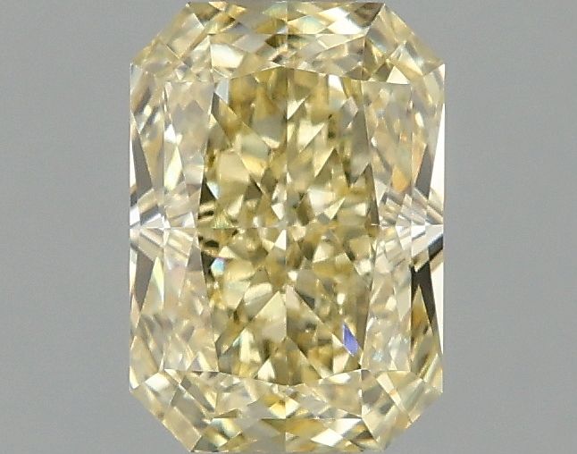 Lab-Grown Radiant Diamond - 1.02 Carats, Fancy Intense Yellow Color, VVS2 Clarity - Certified by IGI - Report Number: LG675578386