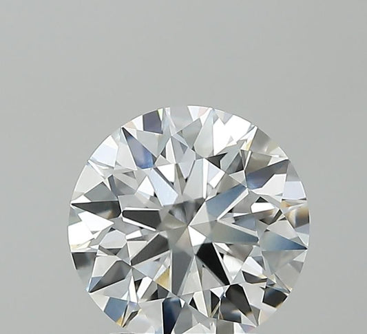 Lab-Grown Round Diamond - 2.5 Carats, E Color, VVS2 Clarity - Certified by IGI - Report Number: LG675528340
