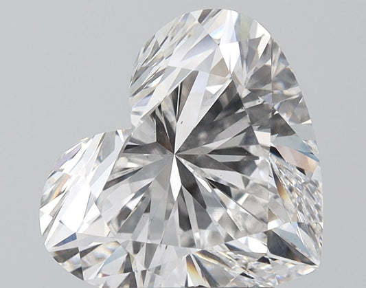 Lab-Grown Heart Diamond - 4.1 Carats, E Color, VS2 Clarity - Certified by IGI - Report Number: LG700585219