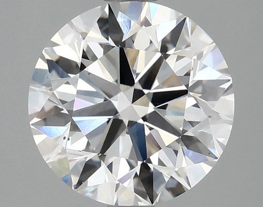 Lab-Grown Round Diamond - 2.47 Carats, F Color, VS2 Clarity - Certified by IGI - Report Number: LG715592827