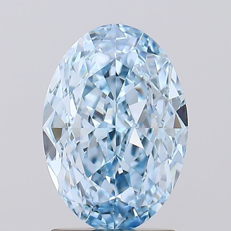 Oval 2.03ct Fancy Vivid Blue FL - Cut • IGI • LG790611976