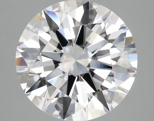Lab-Grown Round Diamond - 3.95 Carats, E Color, VVS2 Clarity - Certified by IGI - Report Number: LG696528907