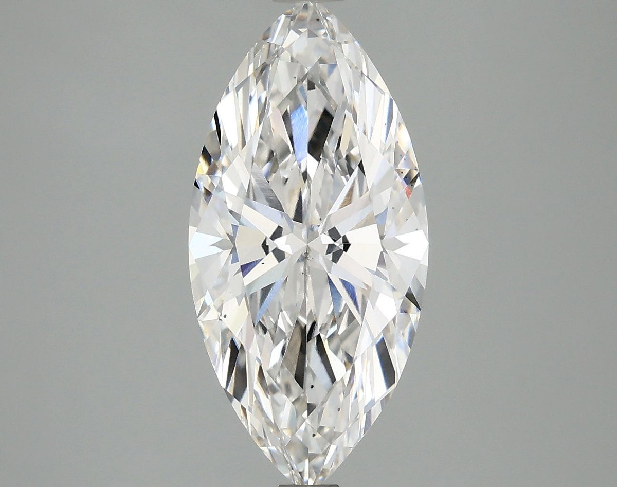 Lab-Grown Marquise Diamond - 2.97 Carats, F Color, VS2 Clarity - Certified by IGI - Report Number: LG674551190