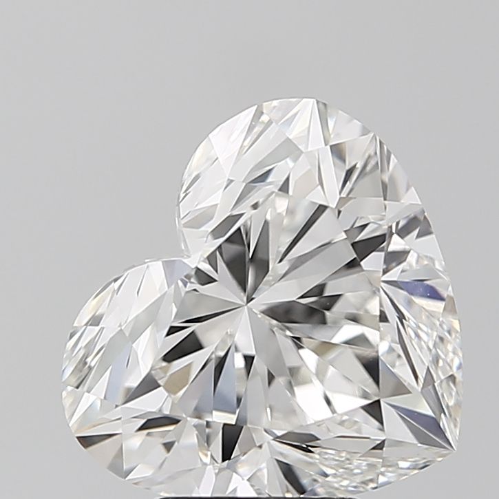 Lab-Grown Heart Diamond - 4.52 Carats, F Color, VVS2 Clarity - Certified by IGI - Report Number: LG650485472