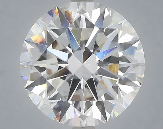 Lab-Grown Round Diamond - 6.07 Carats, E Color, VS2 Clarity - Certified by IGI - Report Number: LG702569838