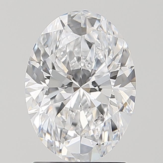 Lab-Grown Oval Diamond - 1.5 Carats, E Color, VVS2 Clarity - Certified by IGI - Report Number: LG696516780
