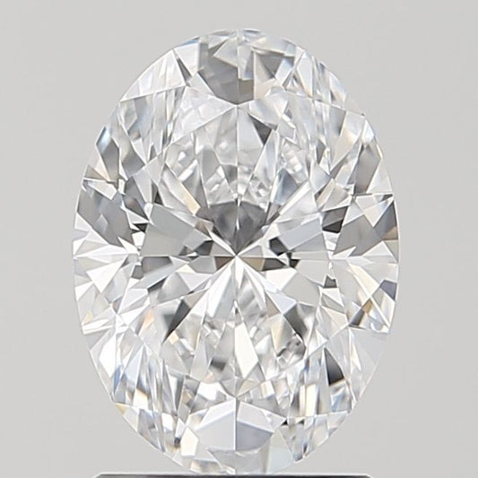 Lab-Grown Oval Diamond - 1.5 Carats, E Color, VVS2 Clarity - Certified by IGI - Report Number: LG696516780