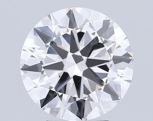 Lab-Grown Round Diamond - 4.02 Carats, E Color, VVS2 Clarity - Certified by IGI - Report Number: LG711527009