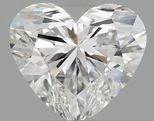 Lab-Grown Heart Diamond - 0.97 Carats, F Color, VVS2 Clarity - Certified by IGI - Report Number: LG687559986