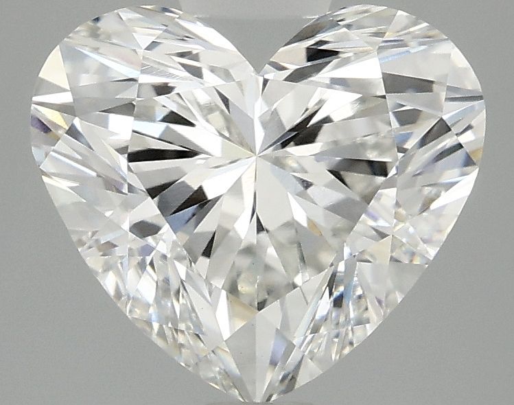Lab-Grown Heart Diamond - 3.02 Carats, F Color, VVS2 Clarity - Certified by IGI - Report Number: LG692548720