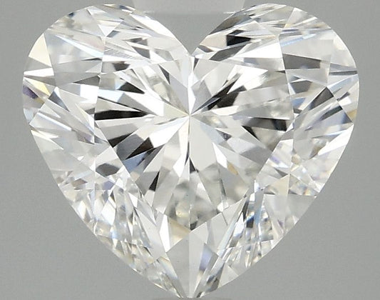 Lab-Grown Heart Diamond - 3.02 Carats, F Color, VVS2 Clarity - Certified by IGI - Report Number: LG692548720