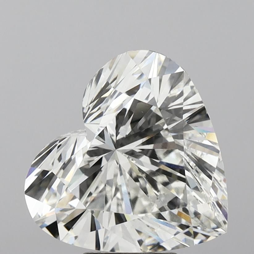 Lab-Grown Heart Diamond - 8.6 Carats, F Color, VS1 Clarity - Certified by IGI - Report Number: LG681544038