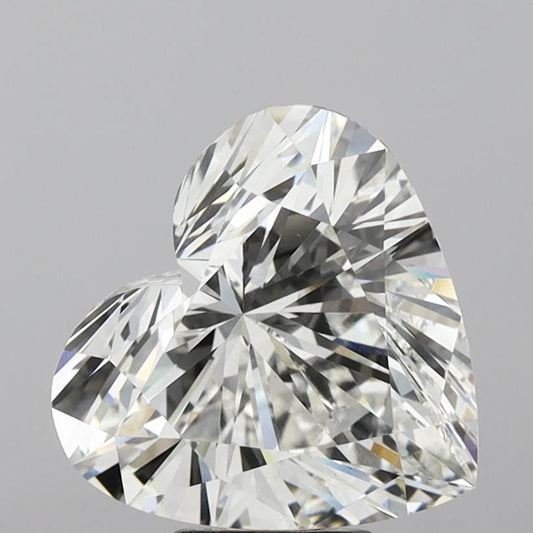Lab-Grown Heart Diamond - 8.6 Carats, F Color, VS1 Clarity - Certified by IGI - Report Number: LG681544038