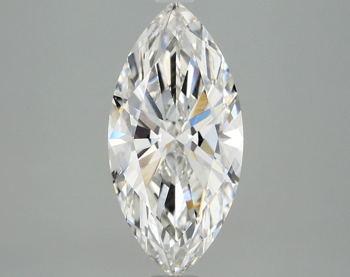 Lab-Grown Marquise Diamond - 2.45 Carats, F Color, VS2 Clarity - Certified by IGI - Report Number: LG660472225