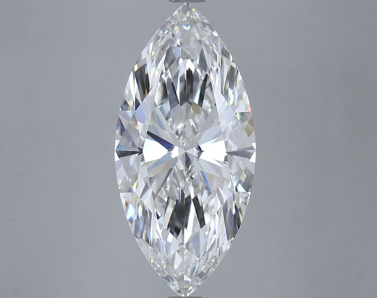 Lab-Grown Marquise Diamond - 5.23 Carats, F Color, VS1 Clarity - Certified by IGI - Report Number: LG605382427