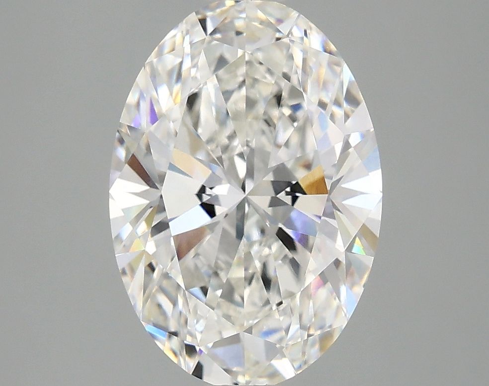 Lab-Grown Oval Diamond - 2.98 Carats, F Color, VVS2 Clarity - Certified by IGI - Report Number: LG685555440
