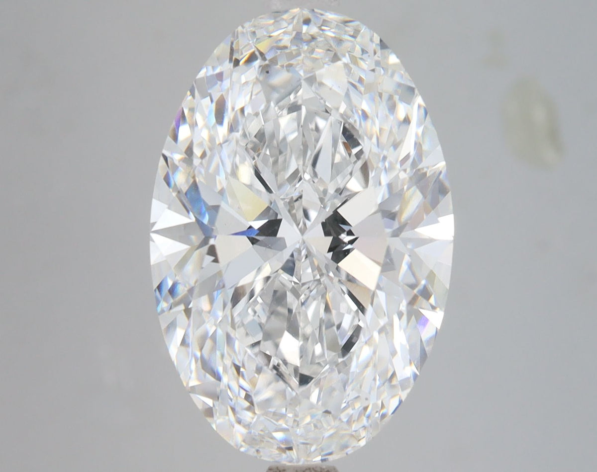 Lab-Grown Oval Diamond - 8.04 Carats, E Color, VS2 Clarity - Certified by IGI - Report Number: LG683518382