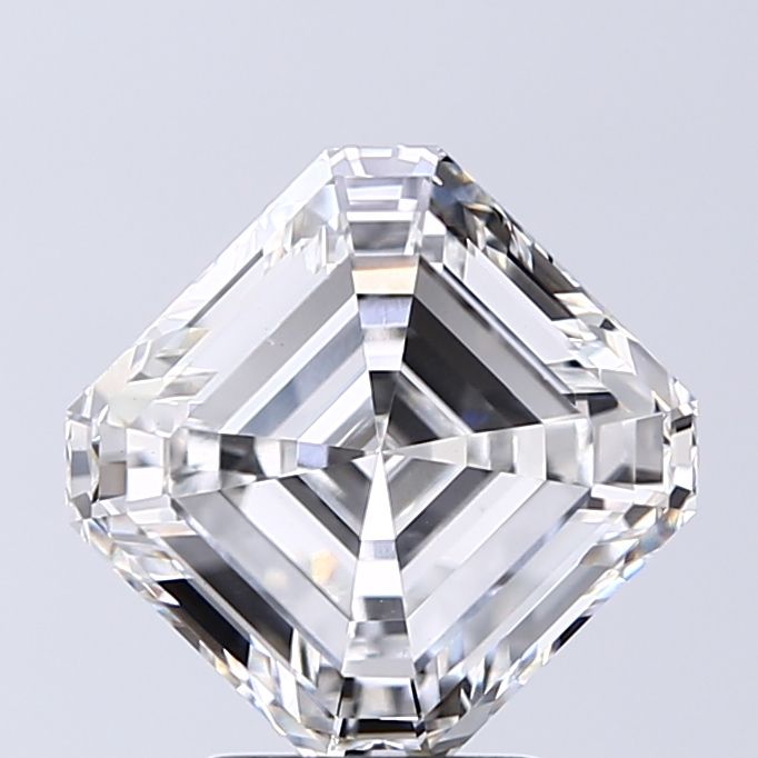 Lab-Grown Asscher Diamond - 3.51 Carats, F Color, VVS2 Clarity - Certified by GIA - Report Number: 2488352644