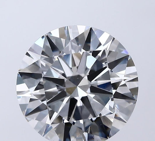 Lab-Grown Round Diamond - 4.01 Carats, E Color, VVS2 Clarity - Certified by IGI - Report Number: LG715589198