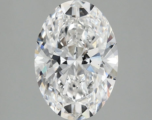 Lab-Grown Oval Diamond - 2.59 Carats, E Color, VS2 Clarity - Certified by IGI - Report Number: LG692544082
