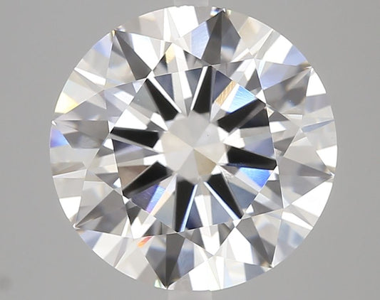 Lab-Grown Round Diamond - 6.01 Carats, F Color, VVS2 Clarity - Certified by IGI - Report Number: LG712591435