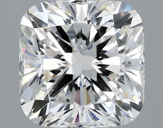 Lab-Grown Cushion Diamond - 2.58 Carats, F Color, VVS2 Clarity - Certified by IGI - Report Number: LG647453509