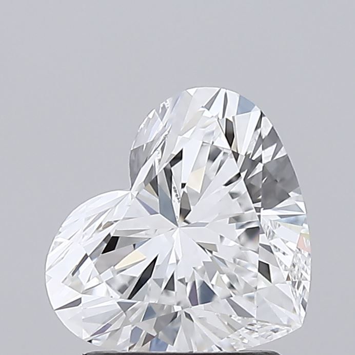 Lab-Grown Heart Diamond - 1.51 Carats, E Color, VVS2 Clarity - Certified by IGI - Report Number: LG677548169
