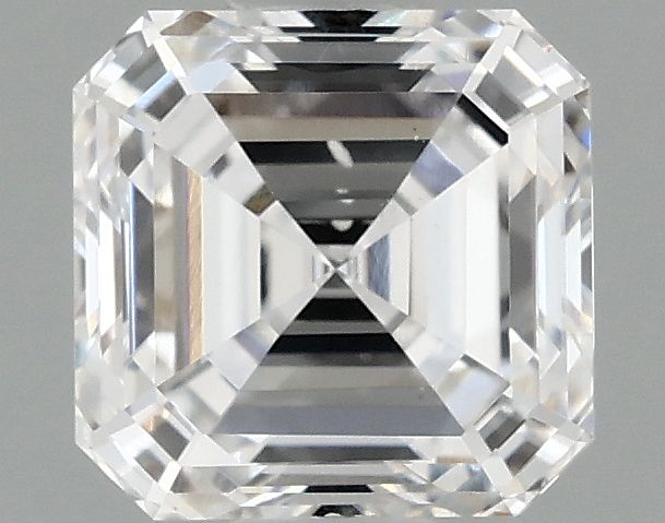 Lab-Grown Asscher Diamond - 1.0 Carats, D Color, SI1 Clarity - Certified by IGI - Report Number: LG710548013