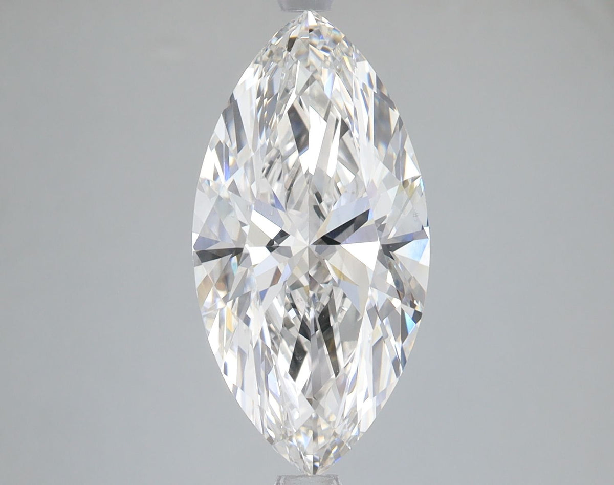 Lab-Grown Marquise Diamond - 3.49 Carats, E Color, VS2 Clarity - Certified by IGI - Report Number: LG684513256