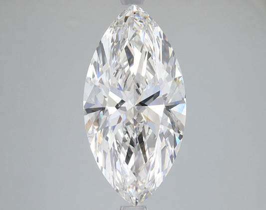 Lab-Grown Marquise Diamond - 3.49 Carats, E Color, VS2 Clarity - Certified by IGI - Report Number: LG684513256