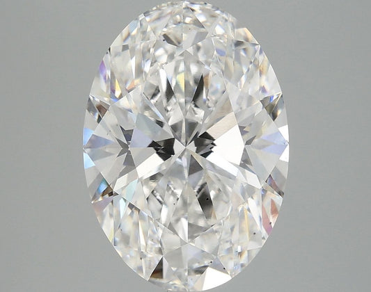 Lab-Grown Oval Diamond - 4.68 Carats, F Color, VS2 Clarity - Certified by IGI - Report Number: LG691523813