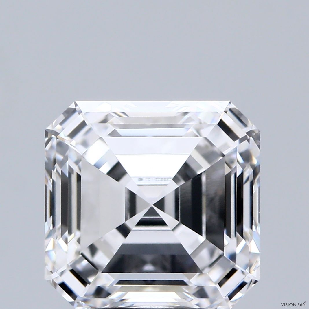 Lab-Grown Asscher Diamond - 4.03 Carats, E Color, VVS2 Clarity - Certified by IGI - Report Number: LG715588820