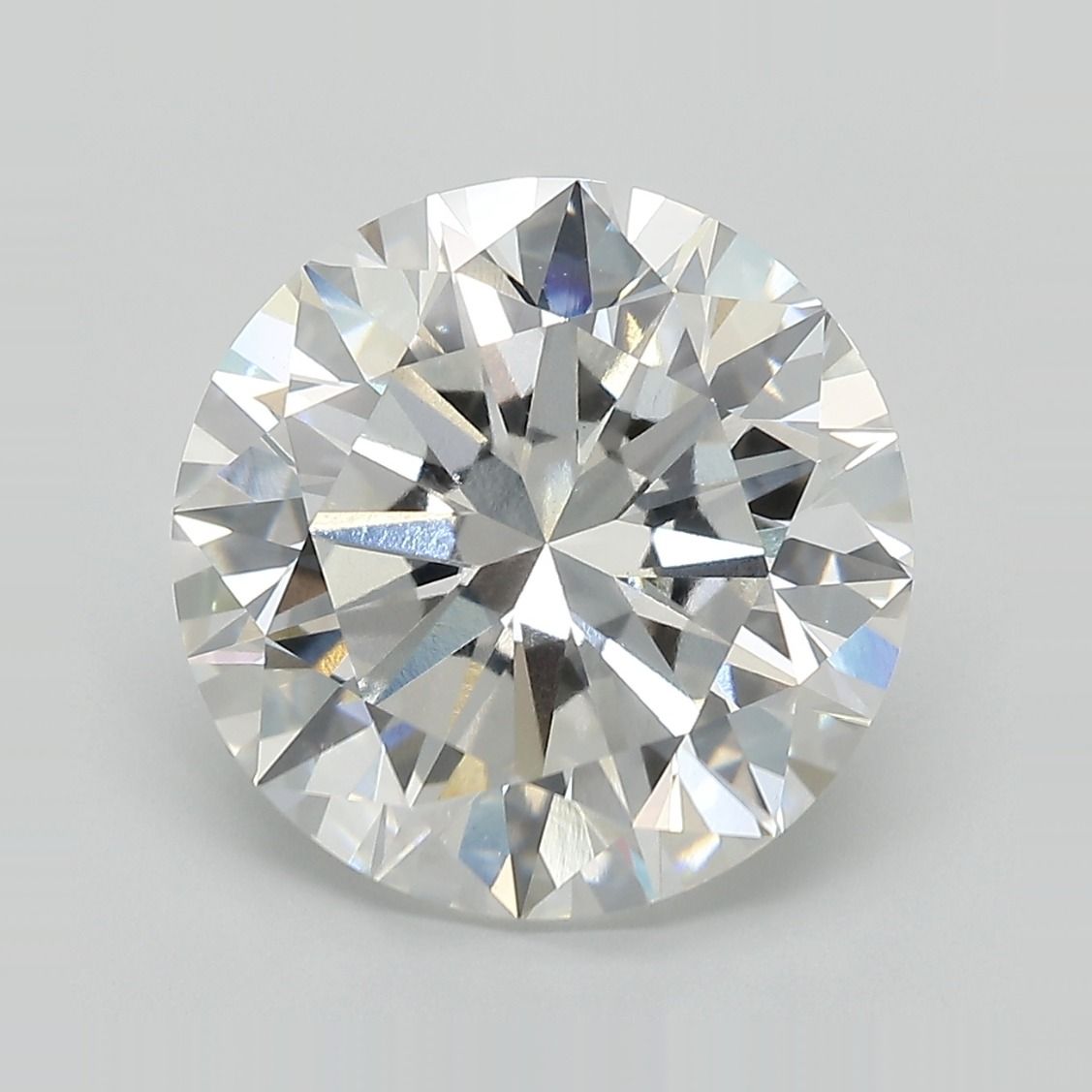 Lab-Grown Round Diamond - 7.04 Carats, F Color, VS1 Clarity - Certified by IGI - Report Number: LG688506479