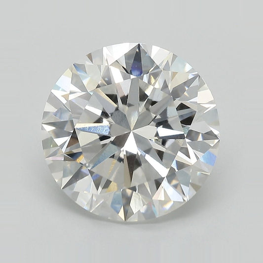 Lab-Grown Round Diamond - 7.04 Carats, F Color, VS1 Clarity - Certified by IGI - Report Number: LG688506479