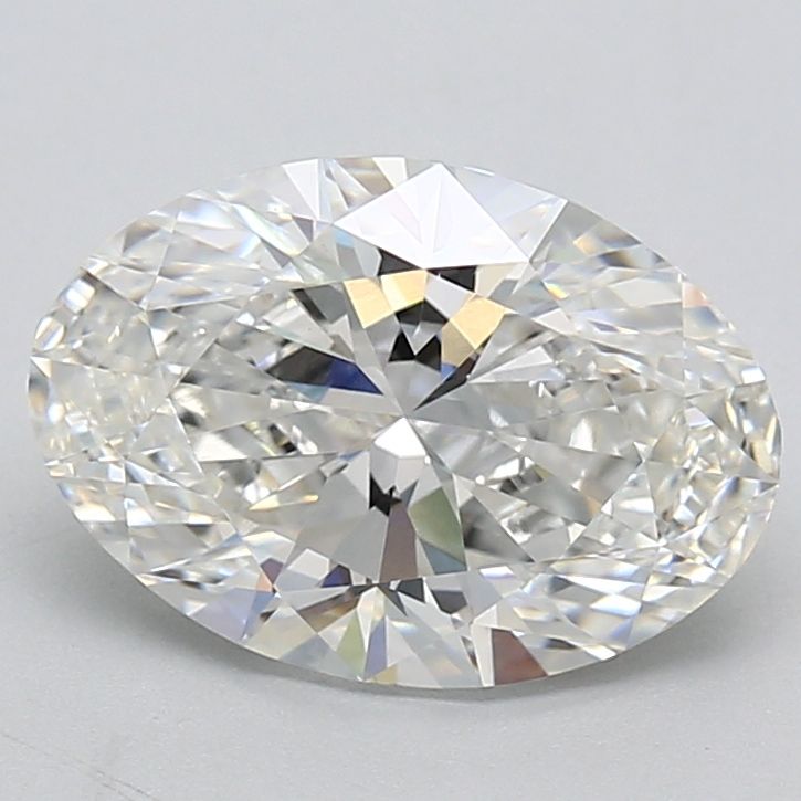 Lab-Grown Oval Diamond - 3.0 Carats, F Color, VVS2 Clarity - Certified by IGI - Report Number: LG717525686