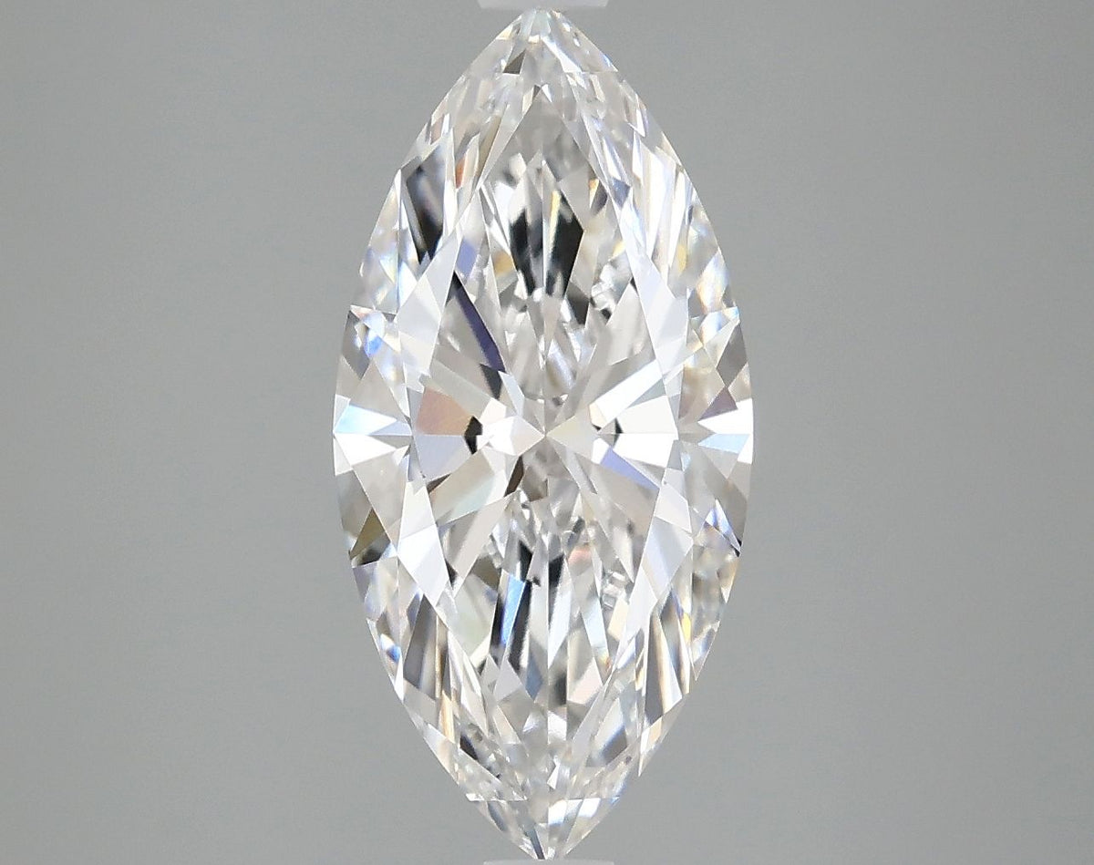 Lab-Grown Marquise Diamond - 2.51 Carats, E Color, VVS2 Clarity - Certified by IGI - Report Number: LG667420040