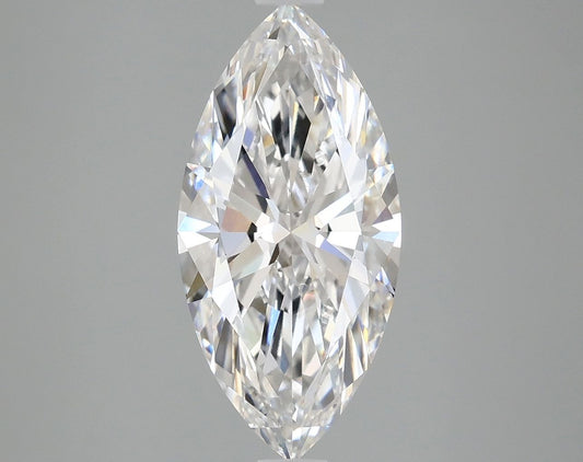 Lab-Grown Marquise Diamond - 2.51 Carats, E Color, VVS2 Clarity - Certified by IGI - Report Number: LG667420040