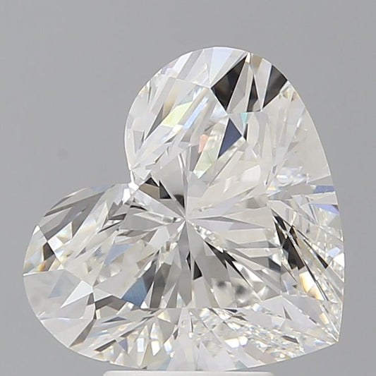 Lab-Grown Heart Diamond - 5.01 Carats, F Color, VS1 Clarity - Certified by IGI - Report Number: LG704518588