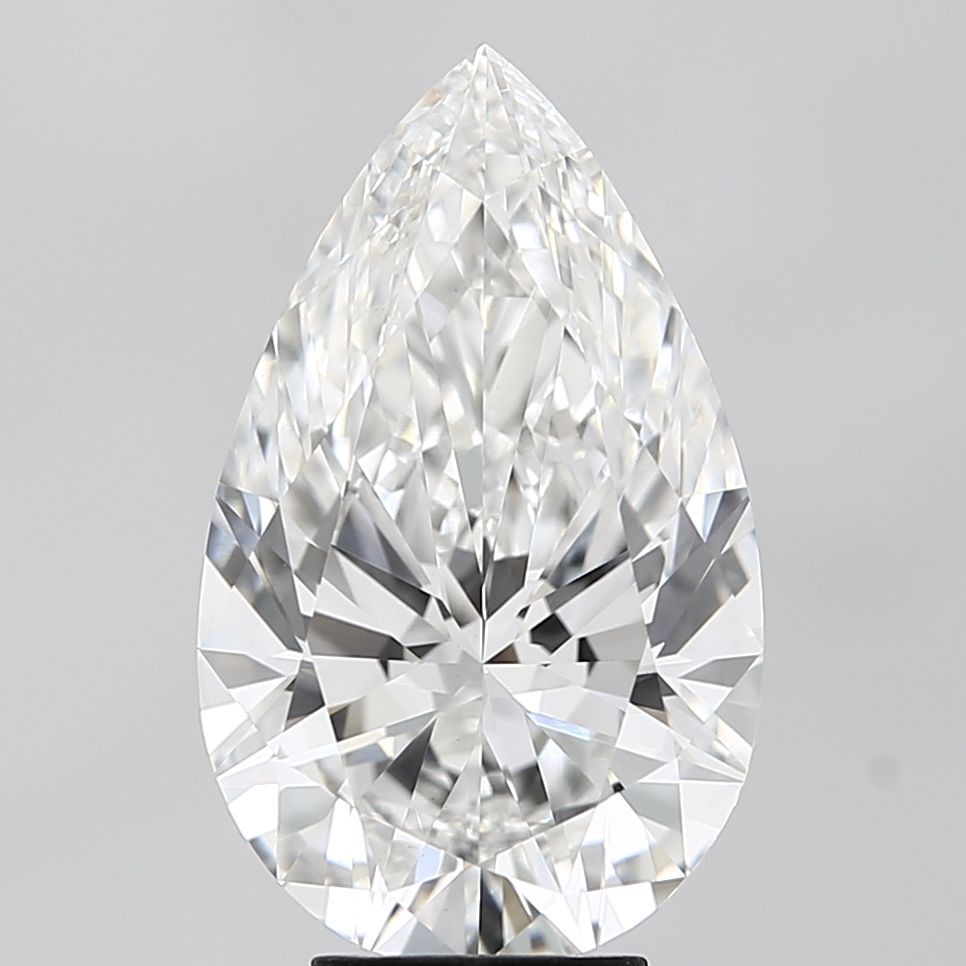 Lab-Grown Pear Diamond - 6.09 Carats, F Color, VS1 Clarity - Certified by IGI - Report Number: LG700592597